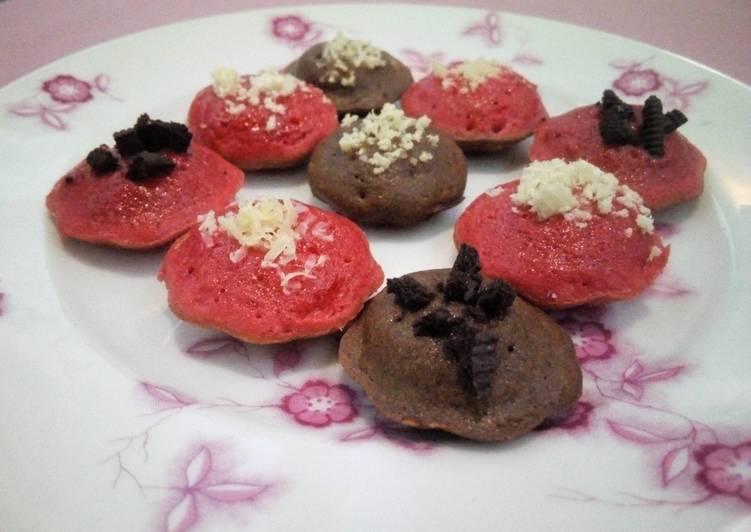 Kue Cubit red velvet + Choco