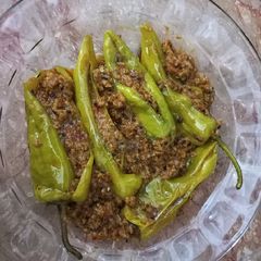 A picture of Keema Bhari Hari Mirch...