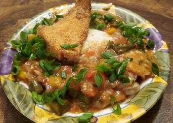 Unique Recipe Brads shrimp and snapper touffe Home Style