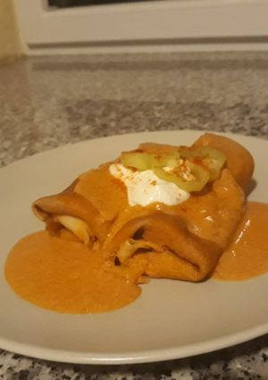 Hortobágyi húsos palacsinta recept fotója