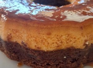 Una foto de BizcoFlan /ChocoFlan o Postre mágico