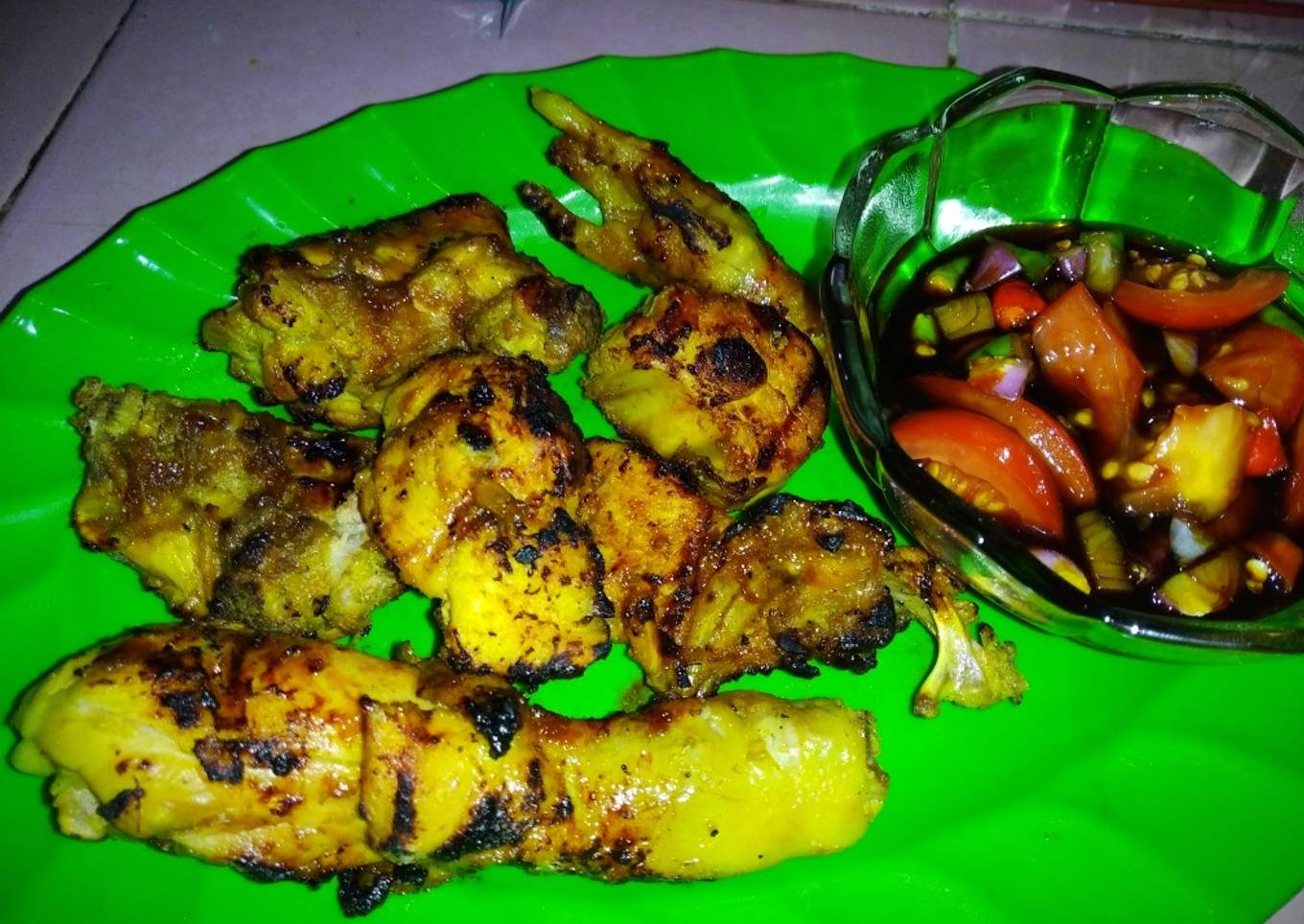 Ayam Goreng Minyak Coklat