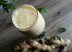 Une photo de Smoothie mangue gingembre🥭