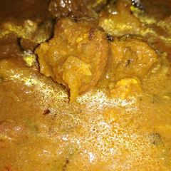 A picture of Mutton curry.
