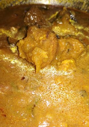A picture of Mutton curry.