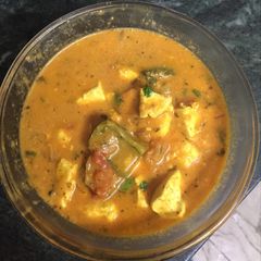 A picture of Restaurant style paneer do pyaza.