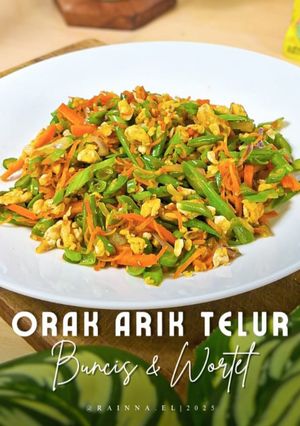 Foto resep Orak Arik Telur Buncis & Wortel