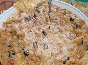 A picture of white bean dip