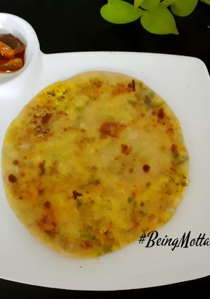 A picture of Paneer-Cheese Stuffed Paratha.