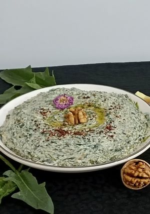 عکسی از دستور بورانی اسفناج ترکی