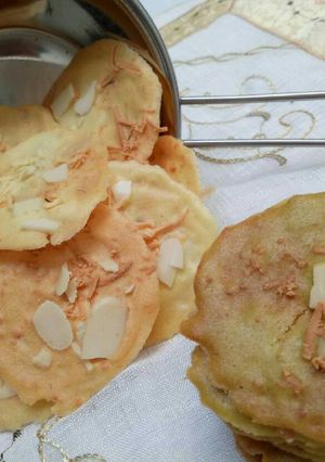 Foto resep Almond tuiles copy cat Almond crispy cheese by Olinos