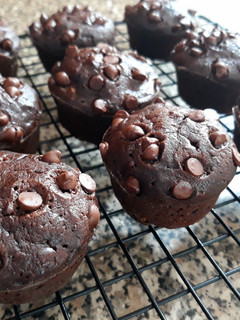 Foto resep CHOCOLATE Custard MUFFIN