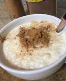 Arroz con leche cremoso