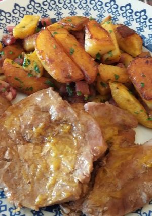 Una foto de Bifes de bondiola