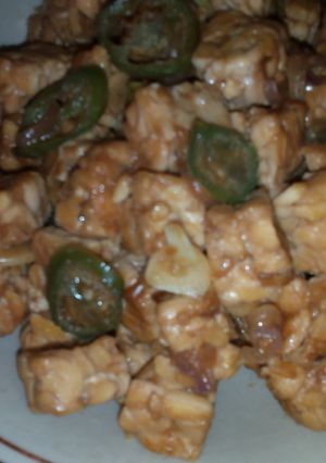 Foto resep oseng tempe pedas manis
