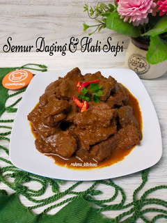 Foto resep Semur Daging dan Hati Sapi