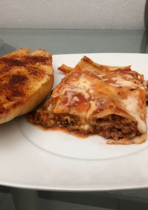 Una foto de Lasagna bolognesa