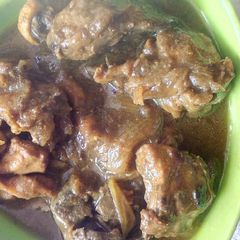 A picture of Chicken kadai.