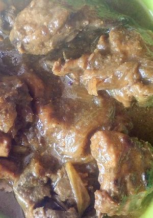 A picture of Chicken kadai.