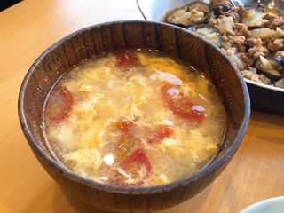 ซุปไข่มะเขือเทศ