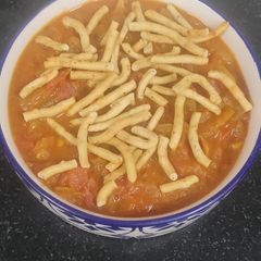 A picture of Sev Tamatar Nu Shak (Kathiyawadi Sabzi).
