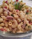 Ensalada de pasta corta con atún 🍜