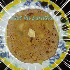 A picture of Aloo ka paratha.