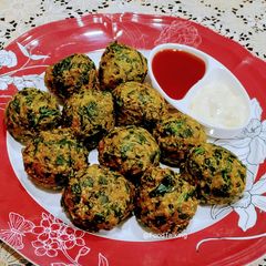 Palak Pakoda/Spinach Pops A picture of Palak Pakoda/Spinach Pops.