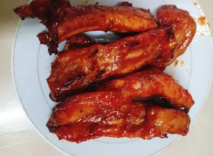 Hình của món Sườn nướng xá xíu.