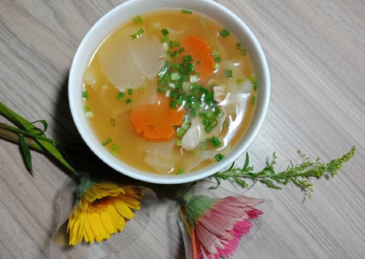 Recipe of Any-night-of-the-week Canh Miso thịt heo