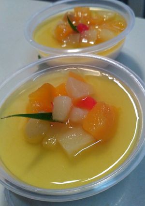 Foto resep Puding coktail simple