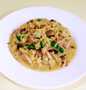 Easy Steps to Make Chicken &amp; Mushroom risotto the Delicious Can spoil the tongue