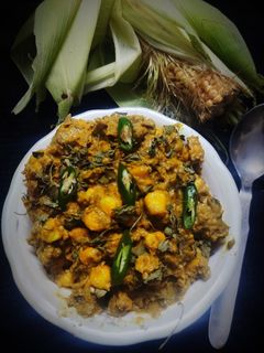 राजस्थानी मक्का करी मसाला (Rajasthani makka curry masala recipe in hindi) रेसिपी मुख्य फोटो