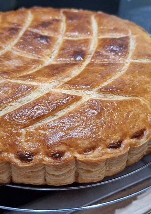 Une photo de Galette pomme amande