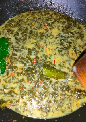 Foto resep Gulai daun singkong ala padang fiber creme