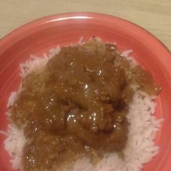 A picture of Rice and wors stew.