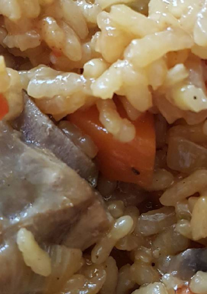 Una foto de Arroz con costilla