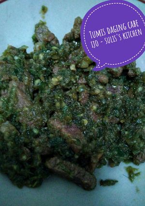 Foto resep Tumis daging cabe ijo #BikinRamadanBerkesan
