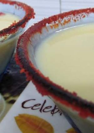 A picture of Fruit Custard.