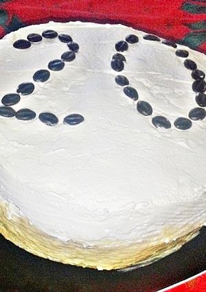 Madártej torta recept fotója