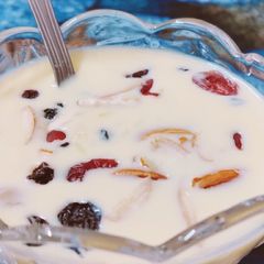 A picture of Dry Fruits Custard.