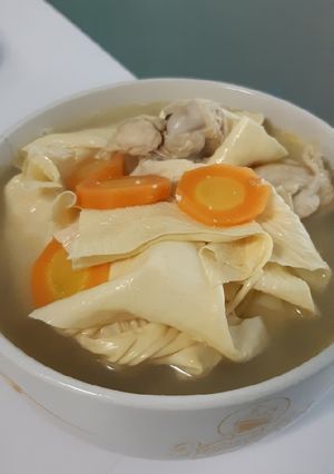 Foto resep Sup Ayam Kembang Tahu