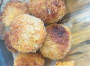 Una foto de panko avena