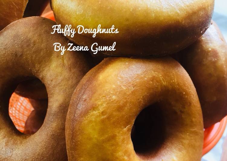 Steps to Prepare Super Quick Homemade Fluffy Doughnuts Cooking Basics for Newbies