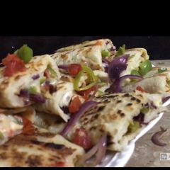 Chicken Tikka Pizza Rolls A picture of Chicken Tikka Pizza Rolls.