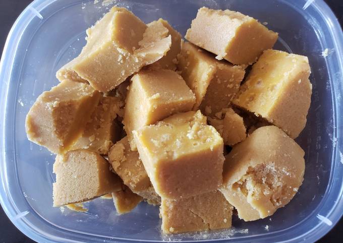 3 Flour Barfi Recipe By Passi Vikshali Cookpad