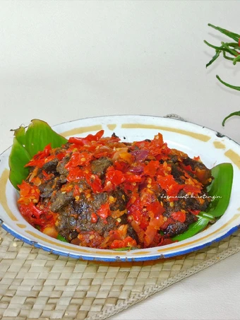 Cara Gampang Membuat Resep Dendeng Lambok Balado Khas Minang yang Enak Banget Anti Ribet, Uenak Banget