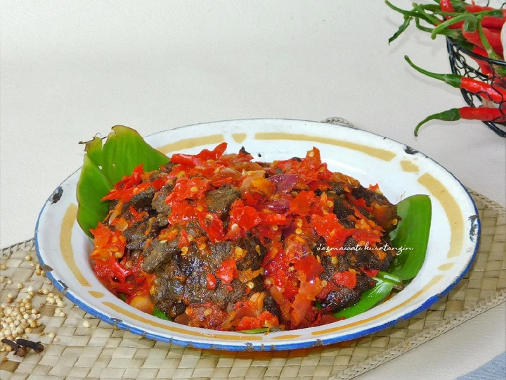 Cara Gampang Membuat Resep Dendeng Lambok Balado Khas Minang yang Enak Banget Anti Ribet, Uenak Banget