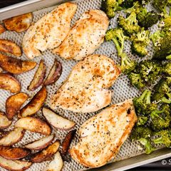 Chicken Sheet Pan Dinner A picture of Chicken Sheet Pan Dinner.