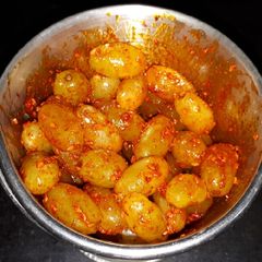 A picture of Angoori Achar.